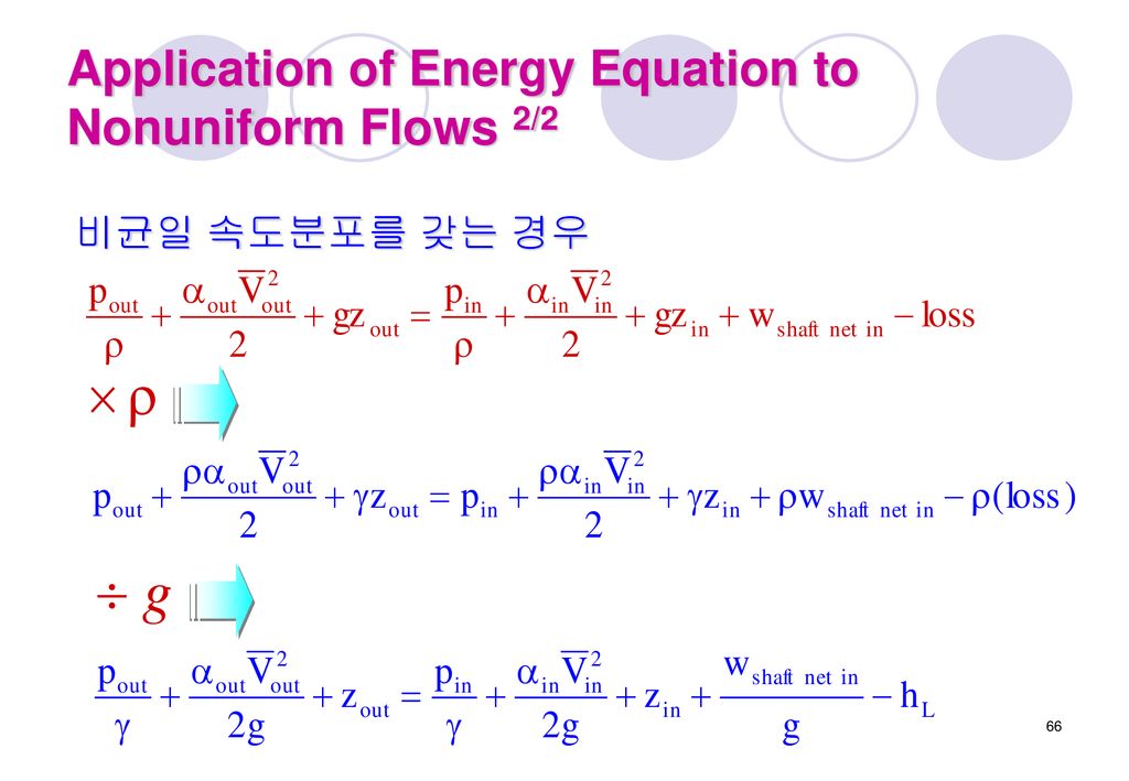 Application of Energy Equation to Nonuniform Flows 2/2
