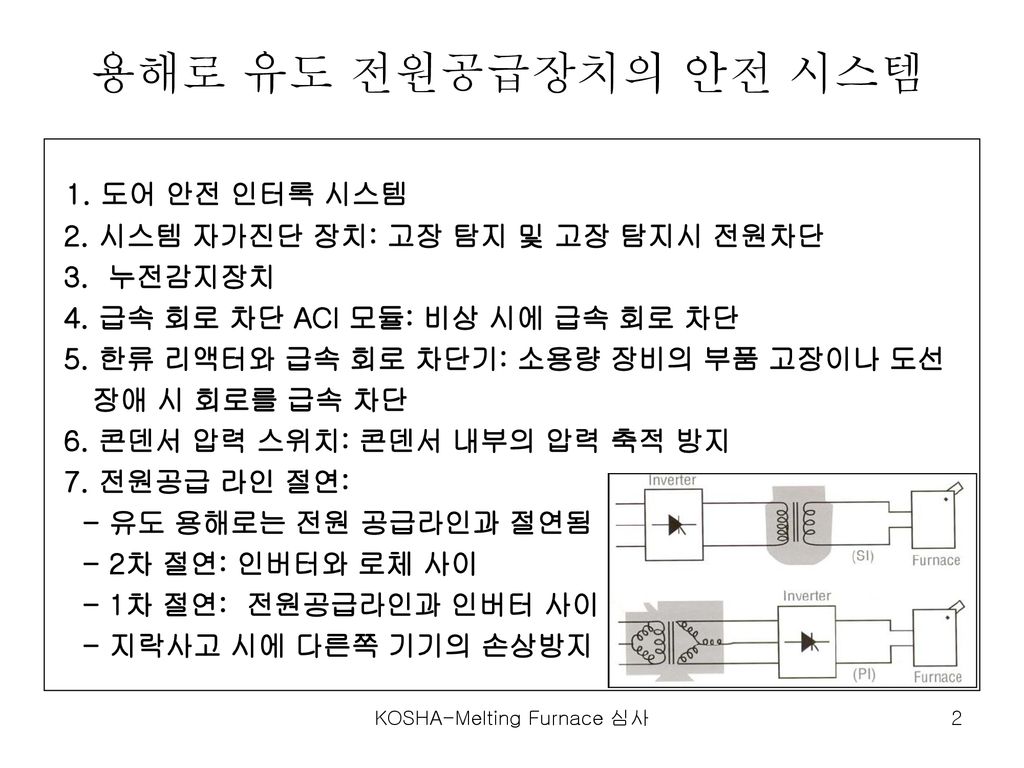 KOSHA-Melting Furnace 심사