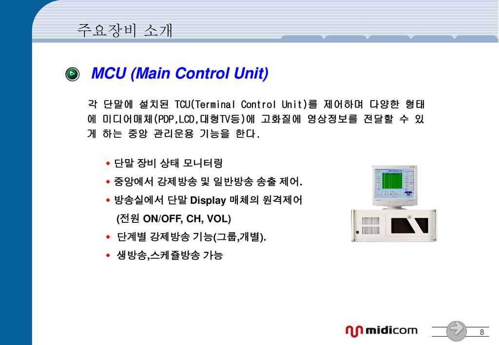 MCU (Main Control Unit)