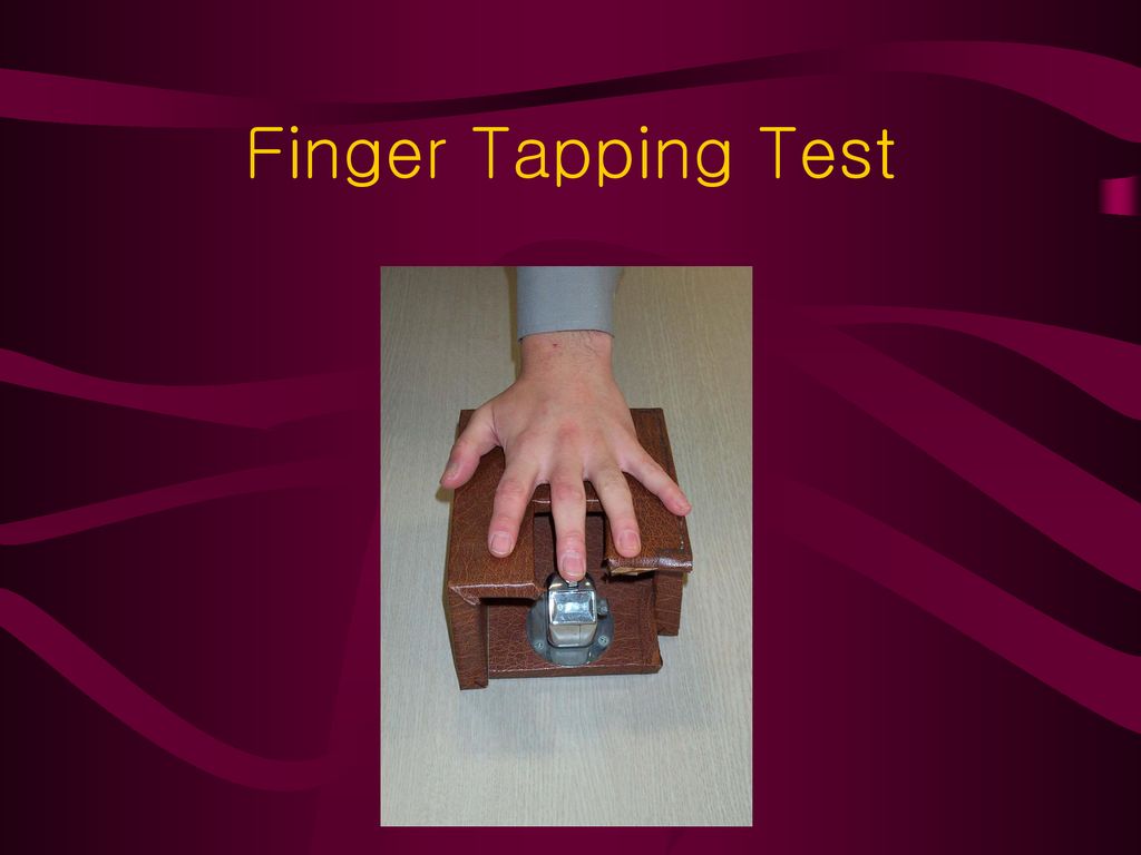 Finger Tapping Test