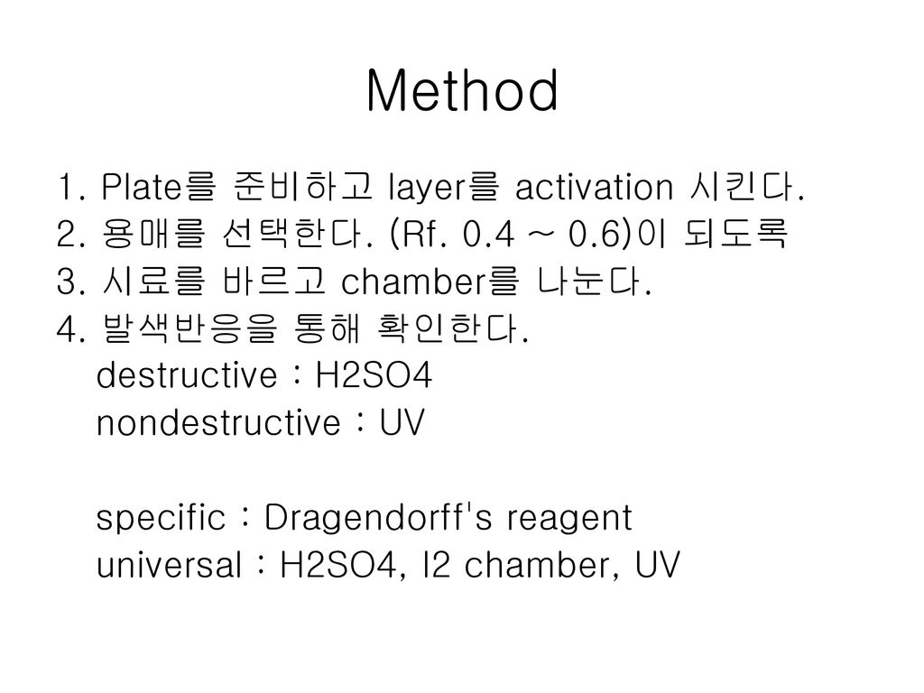 Method 1. Plate를 준비하고 layer를 activation 시킨다.