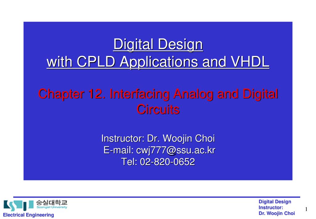 Digital Design with CPLD Applications and VHDL Chapter 12