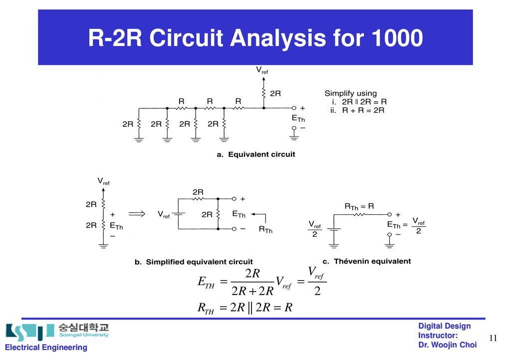 R-2R Circuit Analysis for 1000