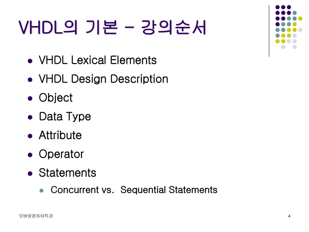 Типы данных VHDL. VHDL. VHDL цикл while. Object description
