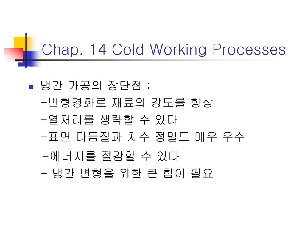 Chap. 14 Cold Working Processes