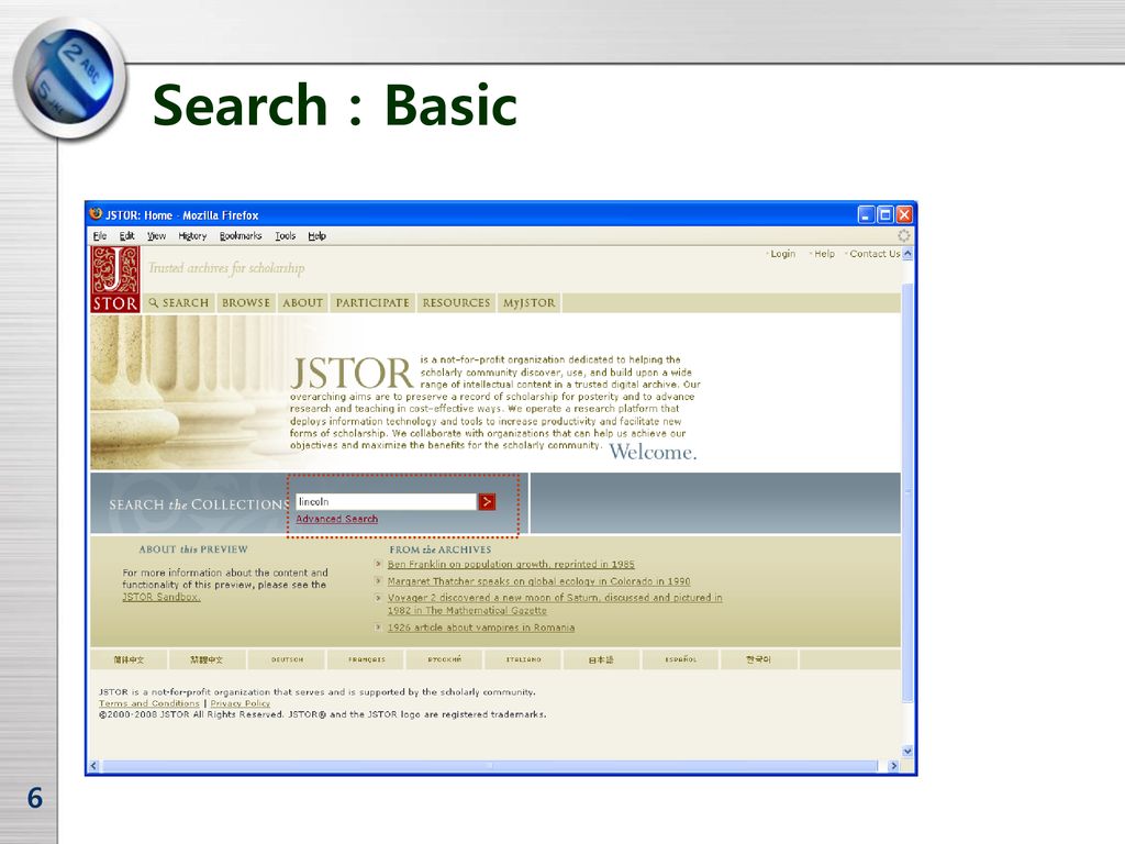 JSTOR -The Scholarly Journal Archive- - Ppt Download