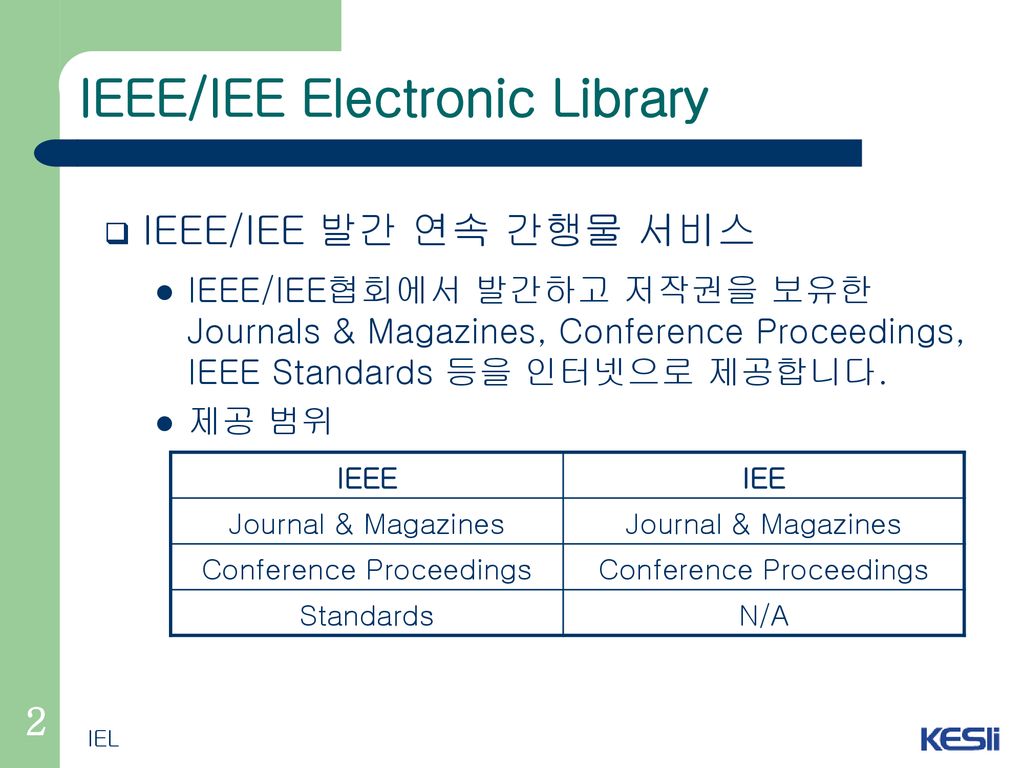 IEEE/IEE Electronic Library - Ppt Download